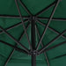 Umbrelă de soare de exterior, stâlp aluminiu, verde, 600 cm - WALTI WALTI