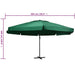 Umbrelă de soare de exterior, stâlp aluminiu, verde, 600 cm - WALTI WALTI