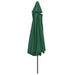 Umbrelă de soare de exterior, stâlp metalic, verde, 390 cm - WALTI WALTI