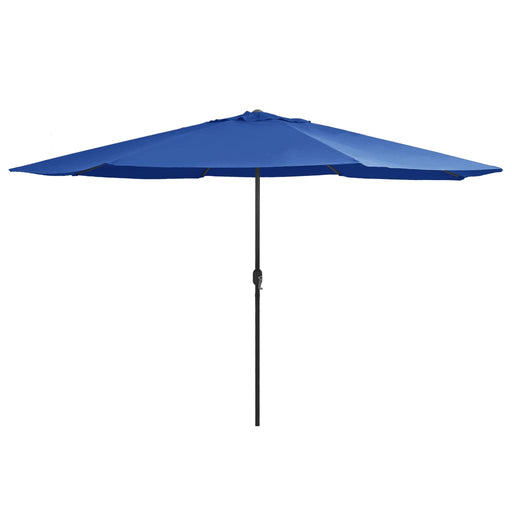 Umbrelă de soare de grădină, stâlp metalic, azuriu, 390 cm - WALTI WALTI