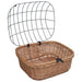 Coș frontal bicicletă cu capac, 50x45x35 cm, salcie naturală - WALTI WALTI