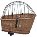 Coș portbagaj bicicletă cu capac 55x31x36 cm, răchită naturală - WALTI WALTI