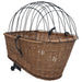 Coș portbagaj bicicletă cu capac 55x31x36 cm, răchită naturală - WALTI WALTI