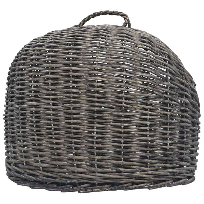 Coș de transport pisici, gri, 45 x 35 x 35 cm, răchită naturală - WALTI WALTI