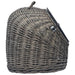 Coș transport pentru pisici, gri, 60x45x45 cm, răchită naturală - WALTI WALTI