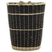Coș lemne foc cu curele de transport natural 50x44x58 cm salcie - WALTI WALTI