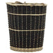 Coș lemne foc cu curele de transport natural 50x44x58 cm salcie - WALTI WALTI