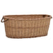 Coș lemne foc cu mânere de transport natural 88x57x34 cm salcie - WALTI WALTI