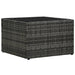 Set mobilier de grădină cu perne, 5 piese, gri, poliratan - WALTI WALTI