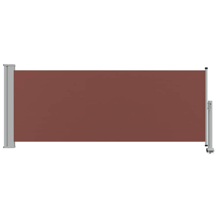 Copertină laterală retractabilă de terasă, maro, 100 x 300 cm - WALTI WALTI