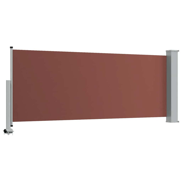Copertină laterală retractabilă de terasă, maro, 100 x 300 cm - WALTI WALTI
