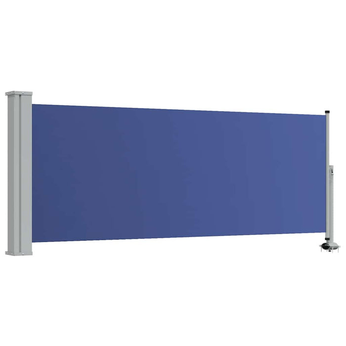 Copertină laterală retractabilă terasă, albastru, 100x300 cm - WALTI WALTI