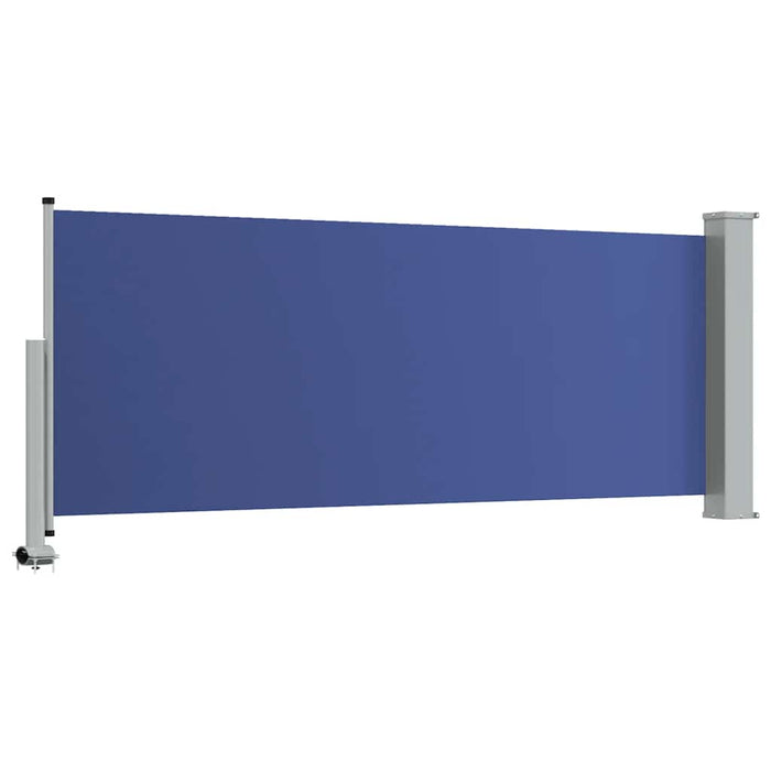 Copertină laterală retractabilă terasă, albastru, 100x300 cm - WALTI WALTI