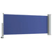 Copertină laterală retractabilă terasă, albastru, 100x300 cm - WALTI WALTI