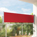 Copertină laterală retractabilă de terasă, roșu, 80 x 300 cm - WALTI WALTI