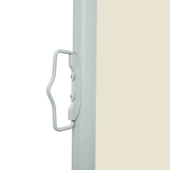 Copertină laterală retractabilă de terasă, crem, 120 x 500 cm - WALTI WALTI