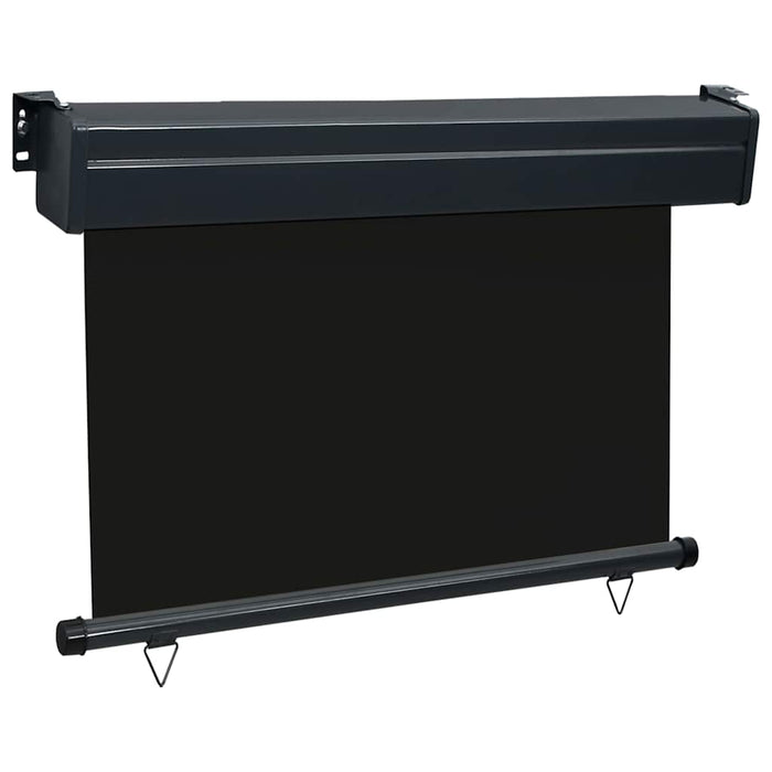 Copertină laterală de balcon, negru, 80 x 250 cm - WALTI WALTI