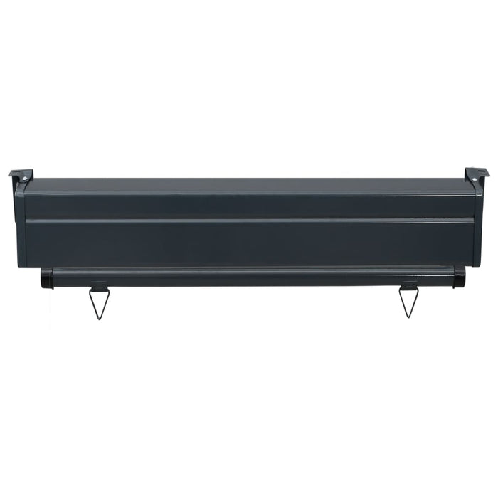 Copertină laterală de balcon, gri, 80 x 250 cm - WALTI WALTI