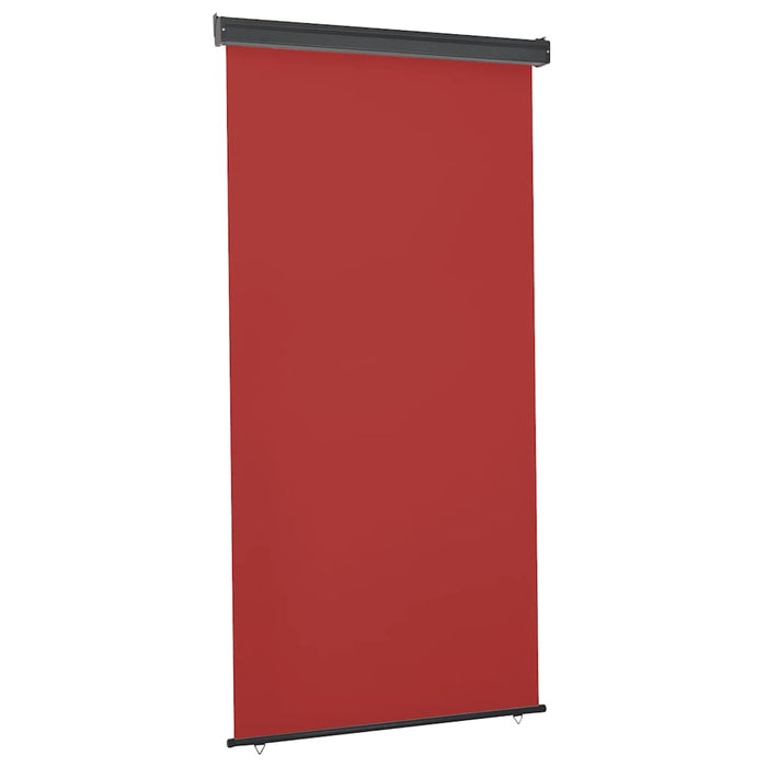 Copertină laterală de balcon, roșu, 125 x 250 cm - WALTI WALTI