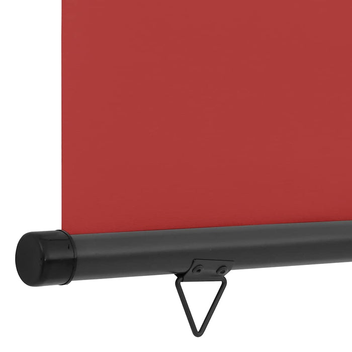 Copertină laterală de balcon, roșu, 125 x 250 cm - WALTI WALTI