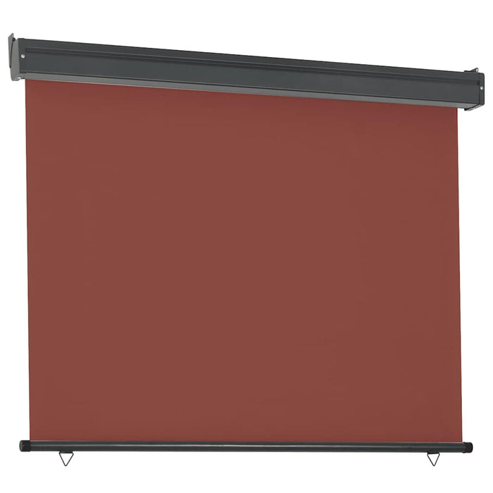 Copertină laterală de balcon, maro, 125 x 250 cm - WALTI WALTI