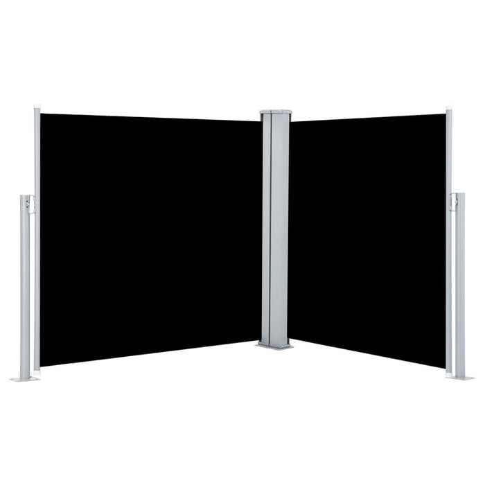 Copertină laterală retractabilă, negru, 100 x 600 cm - WALTI WALTI