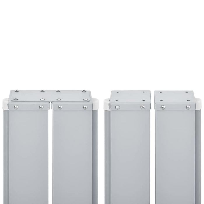 Copertină laterală retractabilă, roșu, 120 x 600 cm - WALTI WALTI