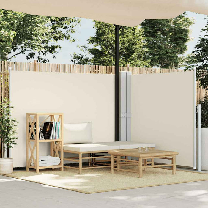 Copertină laterală retractabilă, crem, 140 x 600 cm - WALTI WALTI