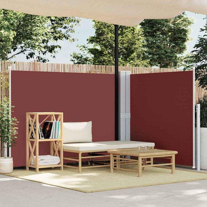 Copertină laterală retractabilă, maro, 140 x 600 cm - WALTI WALTI