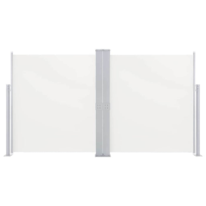 Copertină laterală dublă retractabilă, crem, 170 x 600 cm - WALTI WALTI