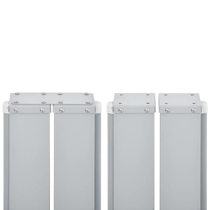 Copertină laterală retractabilă, roșu, 170 x 600 cm - WALTI WALTI