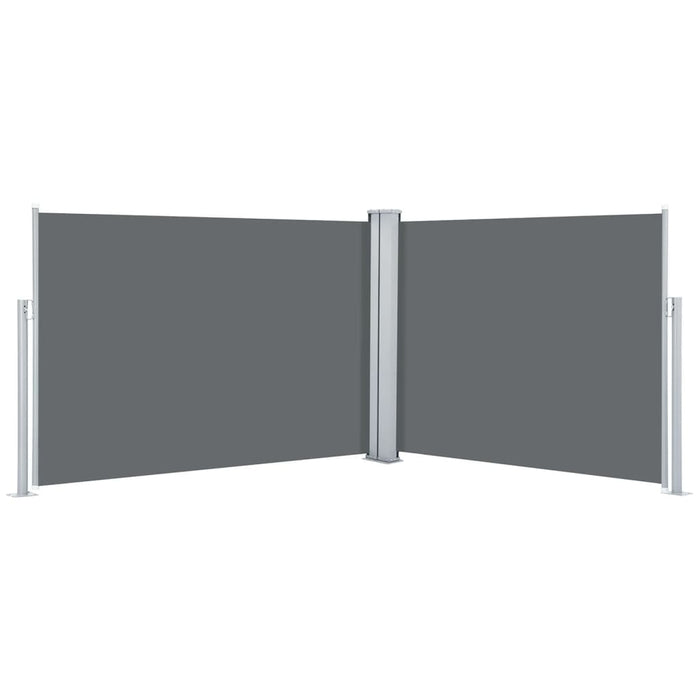 Copertină laterală retractabilă, antracit, 100 x 1000 cm - WALTI WALTI