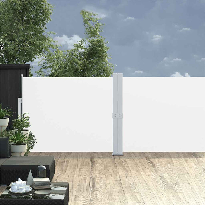 Copertină laterală retractabilă, crem, 170 x 1000 cm WALTI