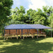 Cort de petrecere, albastru, 4 x 9 m - WALTI WALTI