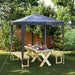 Cort de petrecere profesional, antracit, 2 x 2 m - WALTI WALTI