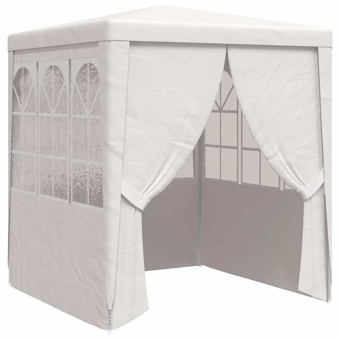 Cort de petrecere profesional cu pereți, alb, 2 x 2 m, 90 g/m² - WALTI WALTI