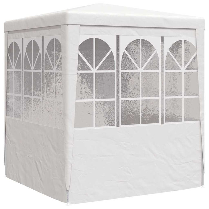 Cort de petrecere profesional cu pereți, alb, 2 x 2 m, 90 g/m² - WALTI WALTI