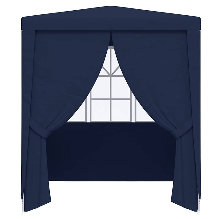 Cort petrecere profesional cu pereți, albastru, 2x2 m, 90 g/m² - WALTI WALTI