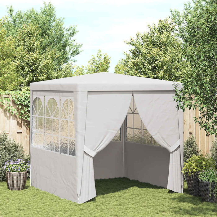 Cort petrecere profesional cu pereți, alb, 2,5 x 2,5 m 90 g/m² - WALTI WALTI