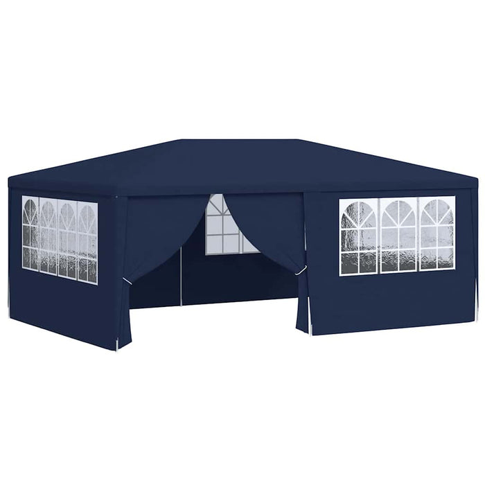 Cort de petrecere profesional cu pereți albastru 4x6 m 90 g/m² - WALTI WALTI