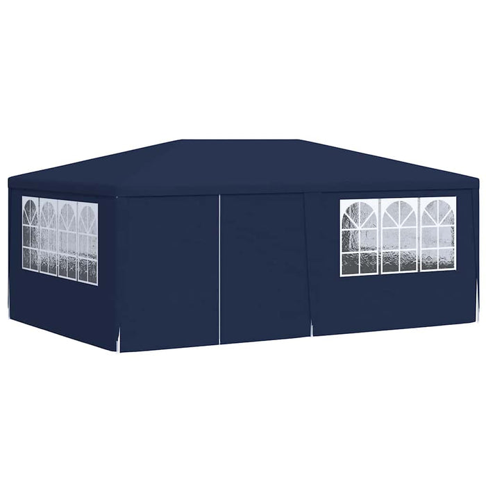 Cort de petrecere profesional cu pereți albastru 4x6 m 90 g/m² - WALTI WALTI