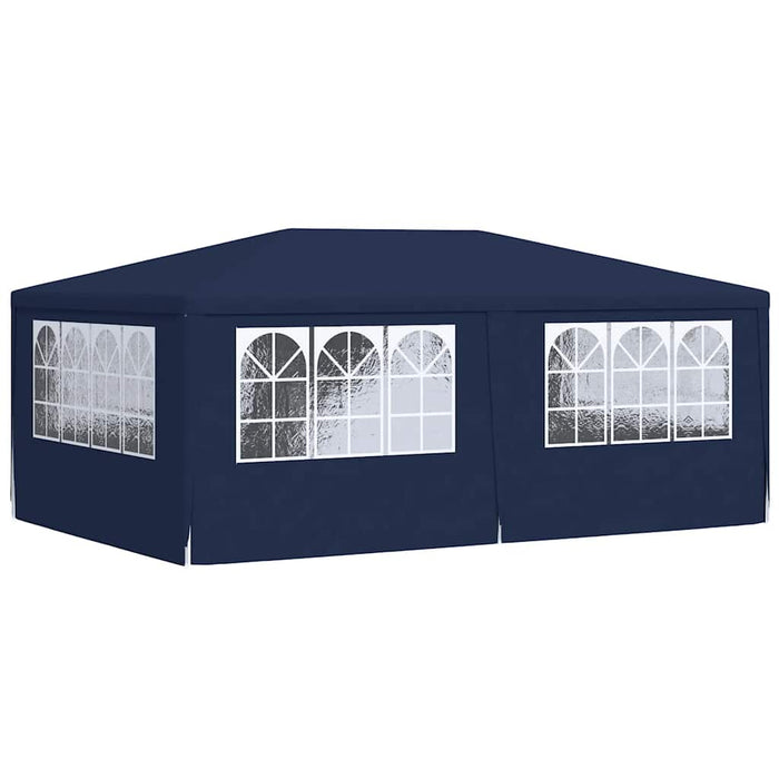 Cort de petrecere profesional cu pereți albastru 4x6 m 90 g/m² - WALTI WALTI