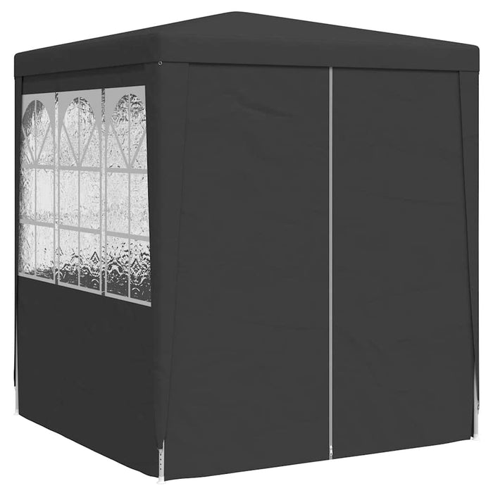 Cort de petrecere profesional cu pereți antracit 2x2 m 90 g/m² - WALTI WALTI