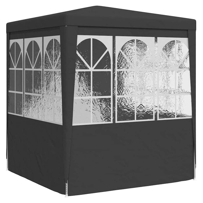 Cort de petrecere profesional cu pereți antracit 2x2 m 90 g/m² - WALTI WALTI
