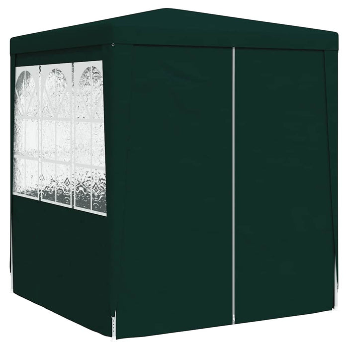 Cort de petrecere profesional cu pereți verde 2 x 2 m, 90 g/m² - WALTI WALTI