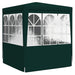 Cort de petrecere profesional cu pereți verde 2 x 2 m, 90 g/m² - WALTI WALTI