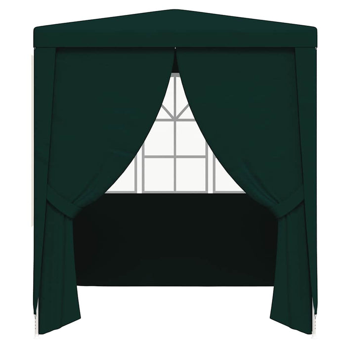 Cort de petrecere profesional cu pereți verde 2,5x 2,5m 90 g/m² - WALTI WALTI