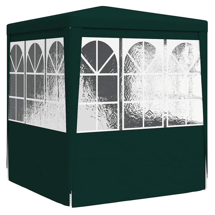 Cort de petrecere profesional cu pereți verde 2,5x 2,5m 90 g/m² - WALTI WALTI