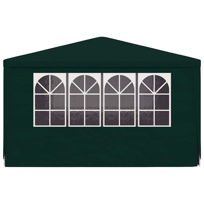 Cort petrecere profesional cu pereți laterali verde 4x4m 90g/m² - WALTI WALTI