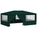 Cort de petrecere profesional cu pereți verde 4 x 6 m 90 g/m² - WALTI WALTI